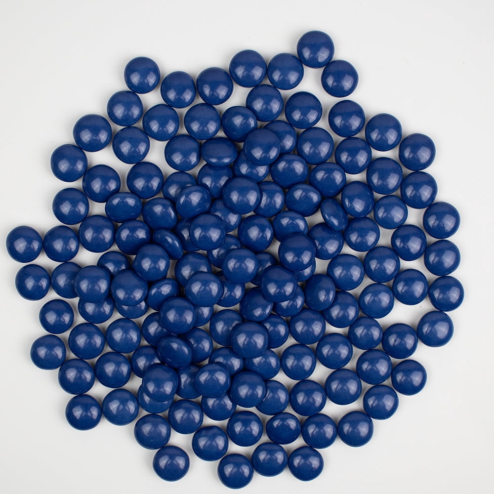 1,060 ct Blue Bulk Chocolate Coated Gems For Parties, Gifting, Baking And Candy Buffets (2.5lb)