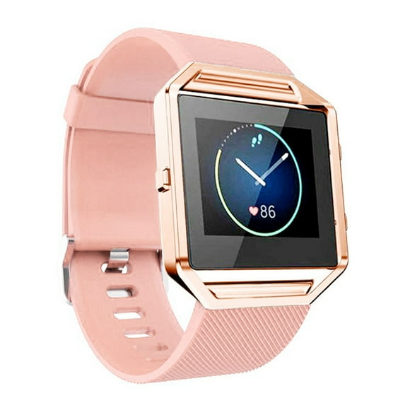 EGNMCR Soft Watch Wrist strap + Metal Frame For Blaze Watch Band