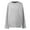 Gray, variant on Men's Ribbed Knit Shirts Lightweight Loose Fitted Crewneck Workout Sports T-Shirts Casual Solid Basic Gym Athletic Pullover Sweatshirts