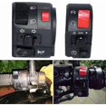 thumbnail image 2 of 1 Pair Motorcycle Switch Handlebar Controller Switch Motorbike Horn Turn Signal Start Switch Button, 2 of 5