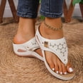 thumbnail image 5 of Willtoo Orthopedic Sandals for Women 2026 Dressy Arch Support Flip Flops for Women Comfortable Sandals Casual Summer Beach, 5 of 7