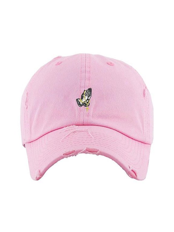 Praying Hands Rosary Vintage Dad Hat