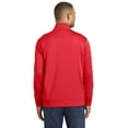 thumbnail image 2 of Port 1234991 Performance Fleece 1 by 4-Zip Pullover Sweatshirt, Red - 2XL, 2 of 4