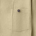 thumbnail image 7 of Eryao Big and Tall Mens Two Piece Set Casual Long Sleeve Hoodies and Side Button Shorts with Pockets Summer Beach Vacation Lounge Sets,Khaki,XL, 7 of 7