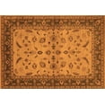 thumbnail image 1 of Ahgly Company Indoor Rectangle Oriental Orange Traditional Area Rugs, 5' x 8', 1 of 4