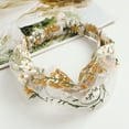 thumbnail image 4 of Soumake Headband Embroidery Flower Pattern Net Yarn Smooth Touch Women Hair Band Hair Accessories, 4 of 8