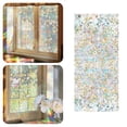 thumbnail image 4 of Window Protective Film, Stained Glass Window Film Non-Adhesive Static Cling Rainbow Daisy Glass Window Film Window Stickers, 17.71 x 39.37 Inches, 16.92 x 78.74 Inches, 4 of 9