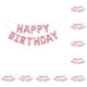 thumbnail image 3 of Bearachild Rosa roja inflable segura - Fiestas de cumpleaños ecológicas y no tóxicas Inflado fácil Feliz cumpleaños Oro rosa Oro rosa 10piezas, 3 of 6
