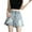 Light Blue-20, variant on REALiKUN Women's Summer Button Front Skorts Casual High Waisted Denim Skirt Chic Teen Girls Streetwear Jean Shorts