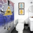 thumbnail image 5 of Bill Cipher Shower Curtain Cartoon Anime for Boys Grils Gift 48x72Inch（122x183cm）, 5 of 7