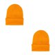 thumbnail image 1 of Gorros de punto Sonducket Beanie Hat Skullcap Color amarillo jengibre 2piezas, 1 of 6