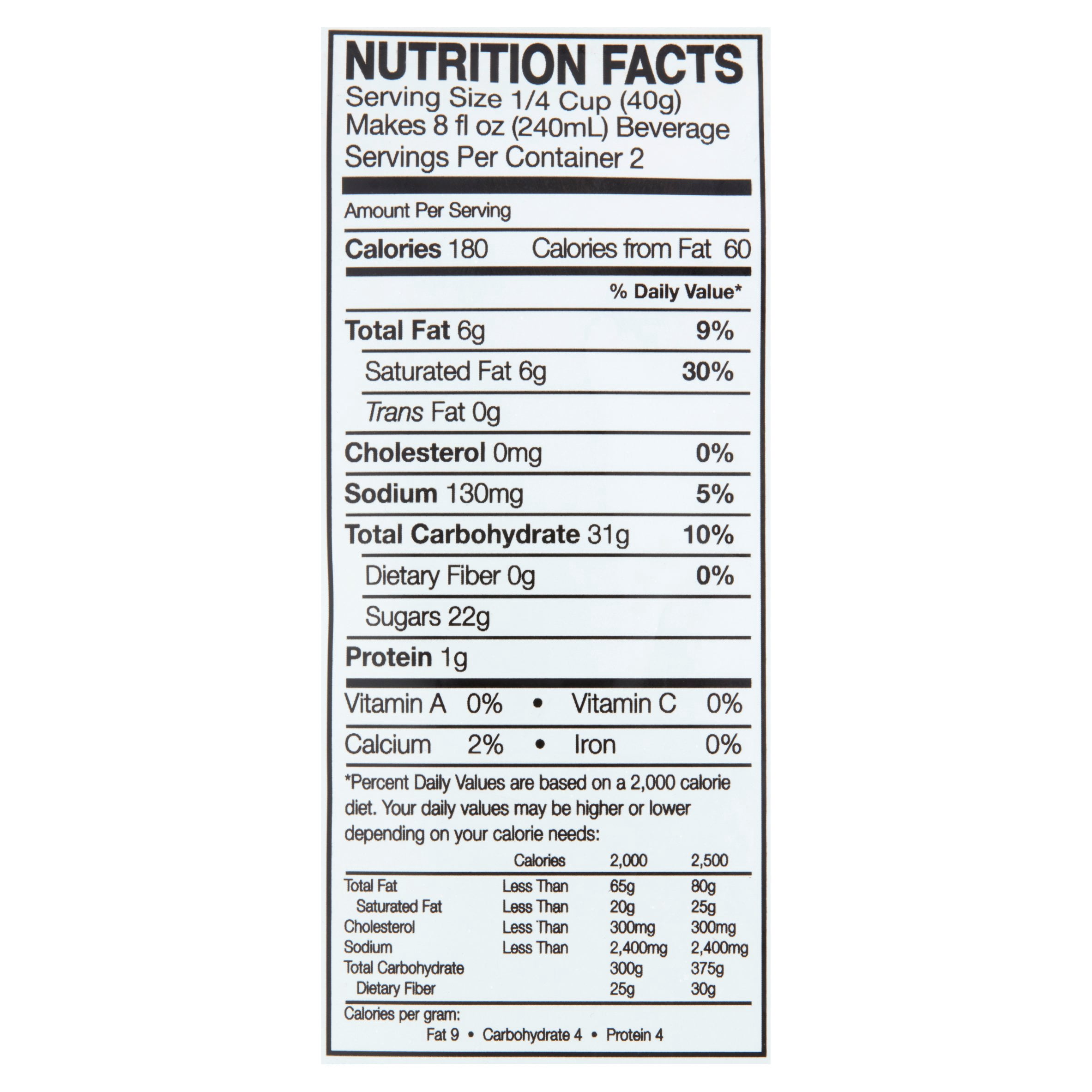 FrOzen Bean Drink Mix, Vanilla, 2.8 Oz, 1 Count