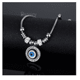 thumbnail image 2 of Pulsera De Ojo Turco De Plata Acero Inoxidable Para Mujer, 2 of 4
