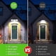 thumbnail image 4 of 50w Outdoor Solar Light, Waterproof Ip67 Solar Light With Motion Sensor, 360 Adjustable Wall Sconce, Wireless Security Light Wall Lamp For Garden Gara, 4 of 5