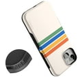 thumbnail image 5 of Casely iPhone 15 Case | Totally Groovy | Rainbow Stripes Color Block | Compatible with MagSafe | Bold Protective Design, 5 of 9