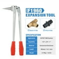 iCrimp Manual PEX Pipe Expansion Tool Kit for 1/2",3/4",1" Uponor
