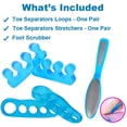 thumbnail image 4 of Skywee Gel Toe Separators, Gel Toe Stretcher for Foot Yoga, Bunion Correctors for Relaxing Toes, Bunion Relief, Hammer Toe, 4 of 8
