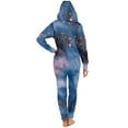 thumbnail image 5 of Psesaysky Men's Novelty One-Piece Pajamas Christmas Lights Print Onesie Pajamas for Women Men Halloween Party Casual Cosplay Costumes Zipper Sleepwear, Size L, 5 of 7