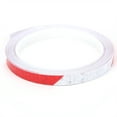 thumbnail image 3 of Autocollant Réfléchissant, Durable Imperméable à l'Humidité Bande Lumineuse Autocollant pour Moto Rouge et Blanc, 3 of 8