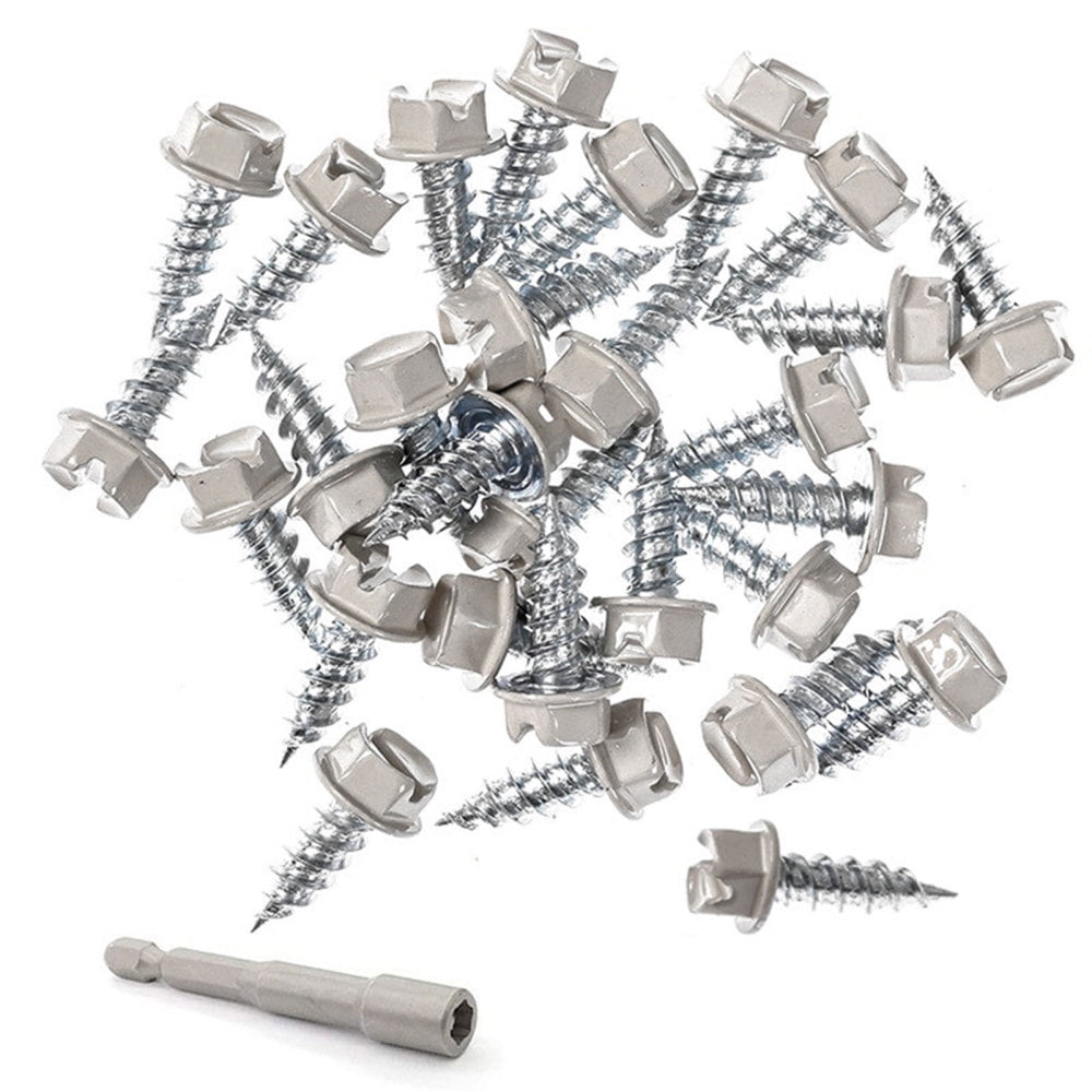 Gutter Downspout Metal Screws Easy Installation Sturdy Screws for Wood