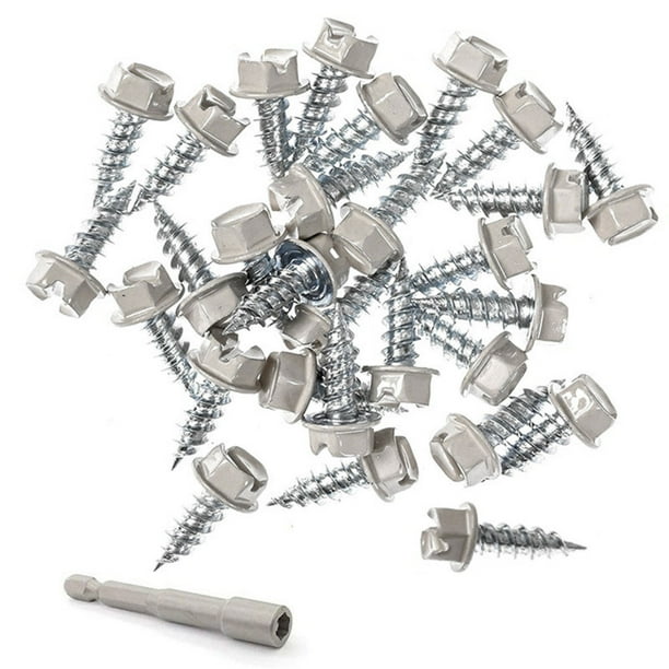Gutter Downspout Metal Screws Easy Installation Sturdy Screws for Wood