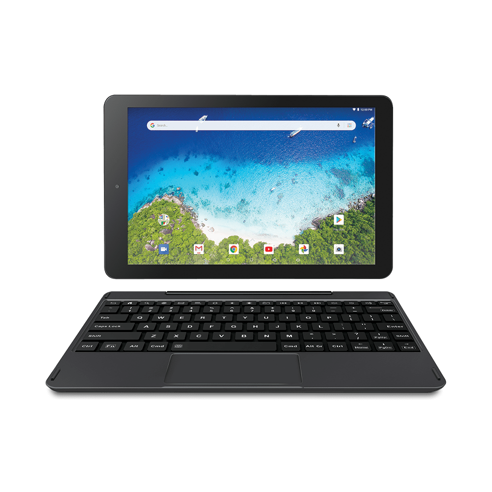 RCA Viking Pro 10.1" Android 2in1 Tablet 32GB Quad Core, Charcoal