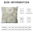 thumbnail image 5 of SHANXI Throw Pillow Covers Home Decor Floral Italian Flower Love Pillow Cases Decorative 24x24in, 5 of 5