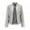 Grey, variant on Leather Jacket Women Plus Size Leather Zipper Motorcycle Jacket Coat