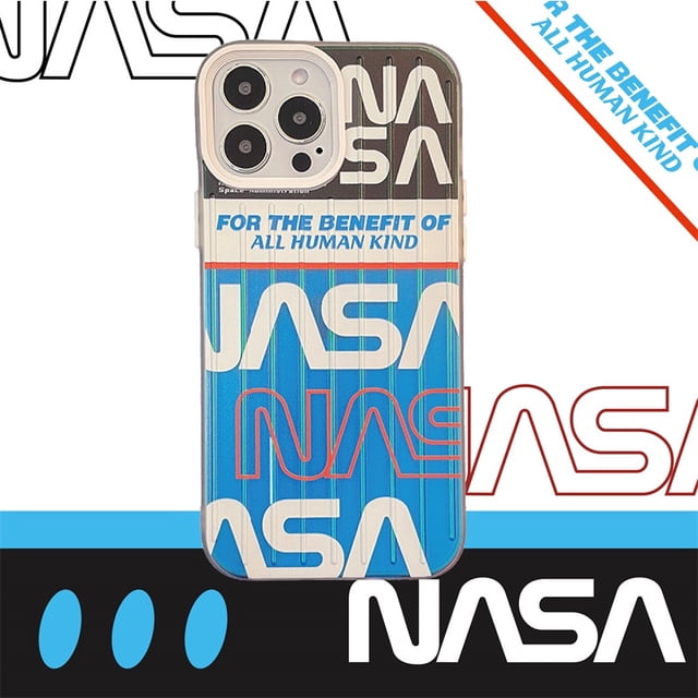 Trend NASA Spaceman Nueva Carcasa Láser Gradiente Equipaje Textura Vertical Funda Para Teléfono Compatible Para iPhone 11 13 12 14 Pro MAX 14 Plus TPU Colorido A Prueba De Golpes Cubierta