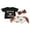 Black, variant on BemeyourBBs Toddler Baby Girl Cowgirl Outfit Cowboy Western Outfits Girls Short Sleeve Shirt Tops Bull Horse Tassel Shorts Set Country Baby Girl clothes