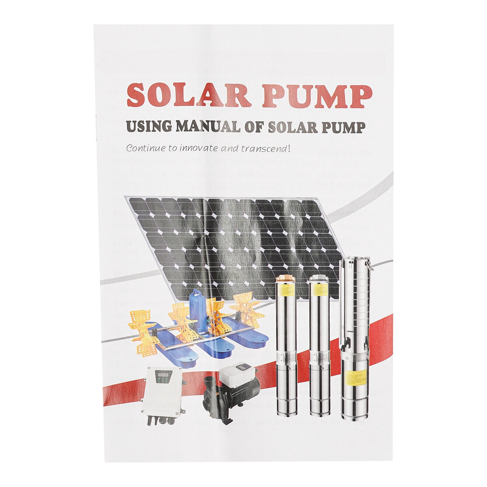 Denest 270W 3" DC 24V Solar Water Pump Submersible Deep Bore Well Pump+ MPPT Controller
