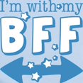 thumbnail image 2 of CafePress - I'm With My BFF (BOTH) Infant Bodysuit - Baby Light Bodysuit, Size Newborn - 24 Months, 2 of 4
