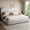 Beige, variant on Queen Size Boucle Bed Frame Soft Upholstered Cloud Bed Frame with Headboard, Modern Wave Teddy Fabric Headboard, Strong Wooden Slats, No Box Spring Needed, Easy Assembly, Noise Free, Brown