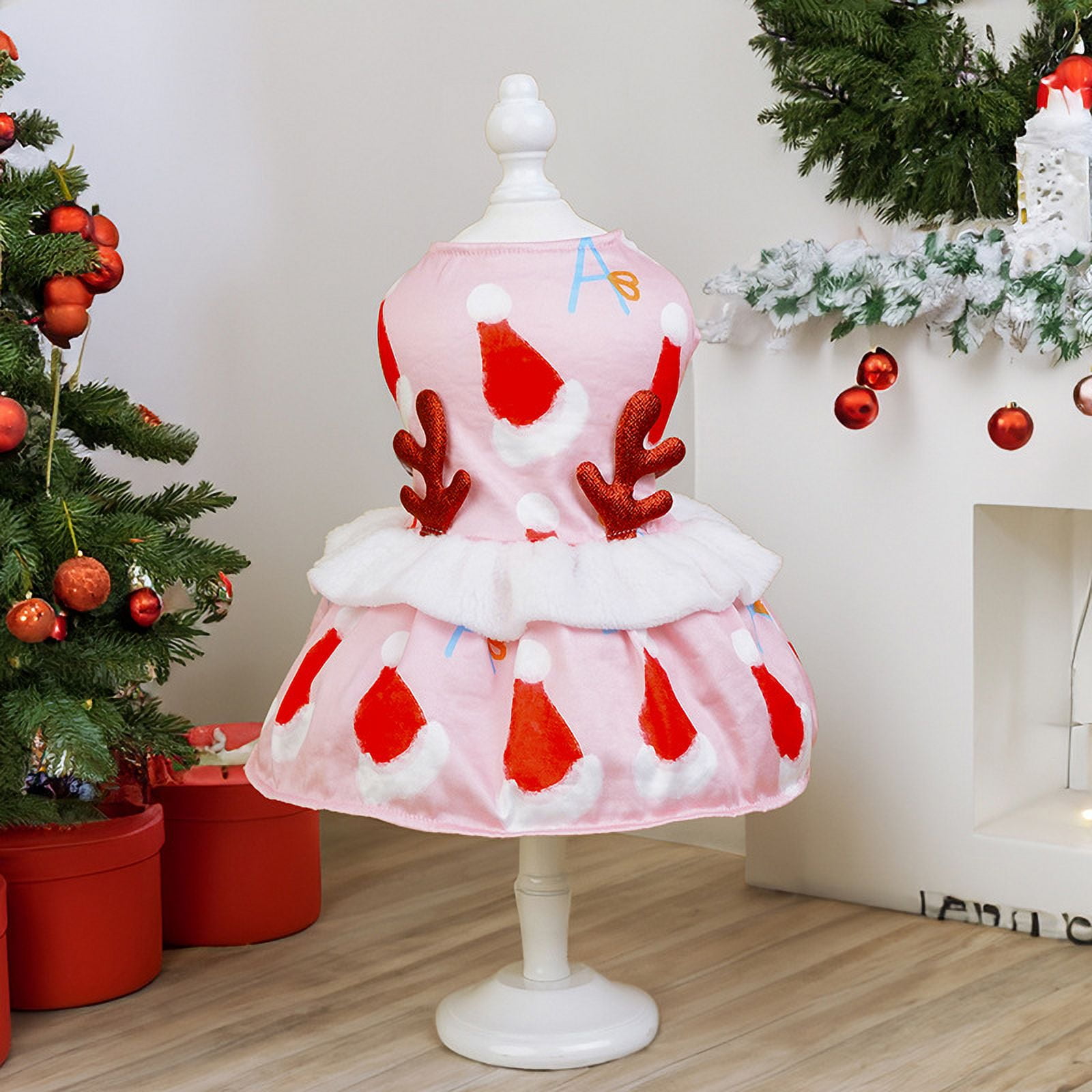 Pet Christmas, Dog Clothes, Christmas Skirt, Winter New Year's Clothing, Pet Clothes, Clothing
