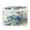 Blue Crab and Shells, variant on Large Fliplid Foldable Storage Bin Boxes Cubes Baskets with 2 Handles for Clothes Books 16.5x12.6x11.8 Inch Blue Sea Turtle Pattern