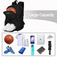 thumbnail image 3 of Mochila de baloncesto LARIPOP con compartimento duradero para zapatos, 3 of 7