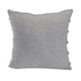 thumbnail image 5 of Laddha Home Designs Loomed Over Tufted Striped Cotton Throw Pillow Cover - 20" - Gray, 5 of 7