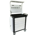thumbnail image 2 of KAKA INDUSTRIAL GJC-206-2E Tool Cart, 6 Drawer Tool Chest 77 Capacity 4 Ball-Bearing on Lockable Wheels Glided Drawers, for Mechanics Industrial Garage, Warehouse & Repair Shop, 2 of 7