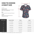 thumbnail image 4 of Yiaed Gnome Love USA Print Women's T Shirt V-Neck Short Sleeve Shirt Casual Breathable Tee Summer Tops-Large, 4 of 5