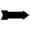 Black, variant on 24 in. Orange Arrow Sign