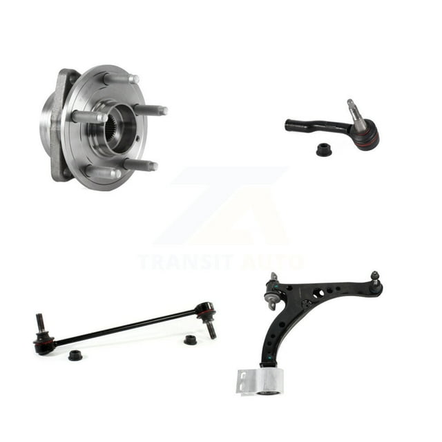 Transit Auto Ensemble de Roulement de Moyeu avant Droit Bras de Commande Inférieur avec Rotule Tige de Liaison Extérieure et Barre de Stabilisation pour Voiture Chevrolet Cruze Volt K7T-106710