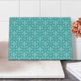 thumbnail image 2 of Victorian Cutting Board, Continuous Pattern with Vintage Floral Pansy Inspired Antique Blossom Motif, Decorative Tempered Glass Cutting and Serving Board, in 3 Sizes, by Ambesonne, 2 of 4