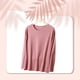 thumbnail image 4 of Guardurnaity Ropa interior térmica femenina Tops manga larga sin costuras cómodo otoño Oficina dormir ropa interior camisa cálida para mujer Prendas para la parte del cuerpo Verde oscuro 4XL Guardurnaity AP013722-06, 4 of 6