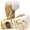 White,Gold, variant on RIVAL Boxing RB100 Professional Bag Glove - Large - White/Gold