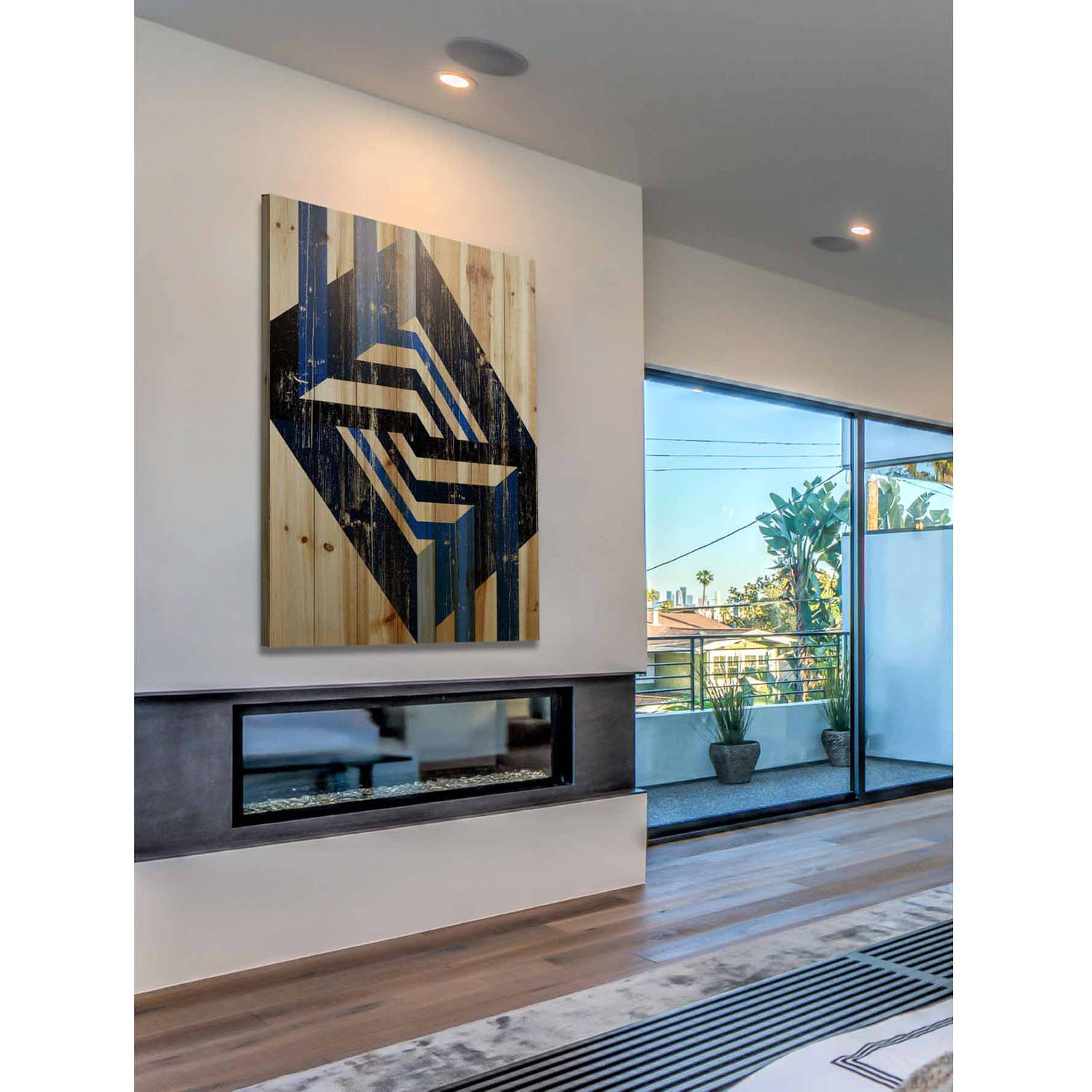Marmont Hill - "Holding Hands" Painting Print on Natural Pine Wood