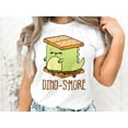 thumbnail image 2 of Dinosaur Humor Tshirt Funny Dinosmore Dinosaur Smore Pun Gift for Men Women Kids Boys Girls Teenagers T-Shirt, 2 of 9