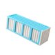 thumbnail image 5 of Caja de almacenamiento para tarjetas coleccionables con 4 ventanas de exhibición, organizador multifuncional, estuche para encimera, cumpleaños y día Azul, 5 of 8