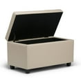 thumbnail image 3 of WyndenHall Essex Medium Rectangular Storage Ottoman Bench, 3 of 6