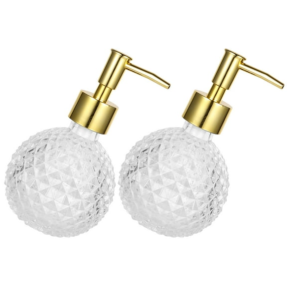 2pcs Soap Dispenser Refillable Pump Bottle Lotion Container Shampoo Conditioner Dispenser