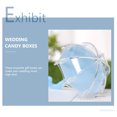 thumbnail image 2 of 12Pcs Umbrella Cupcake Containers Blue Wedding Favor Boxes, 2 of 7